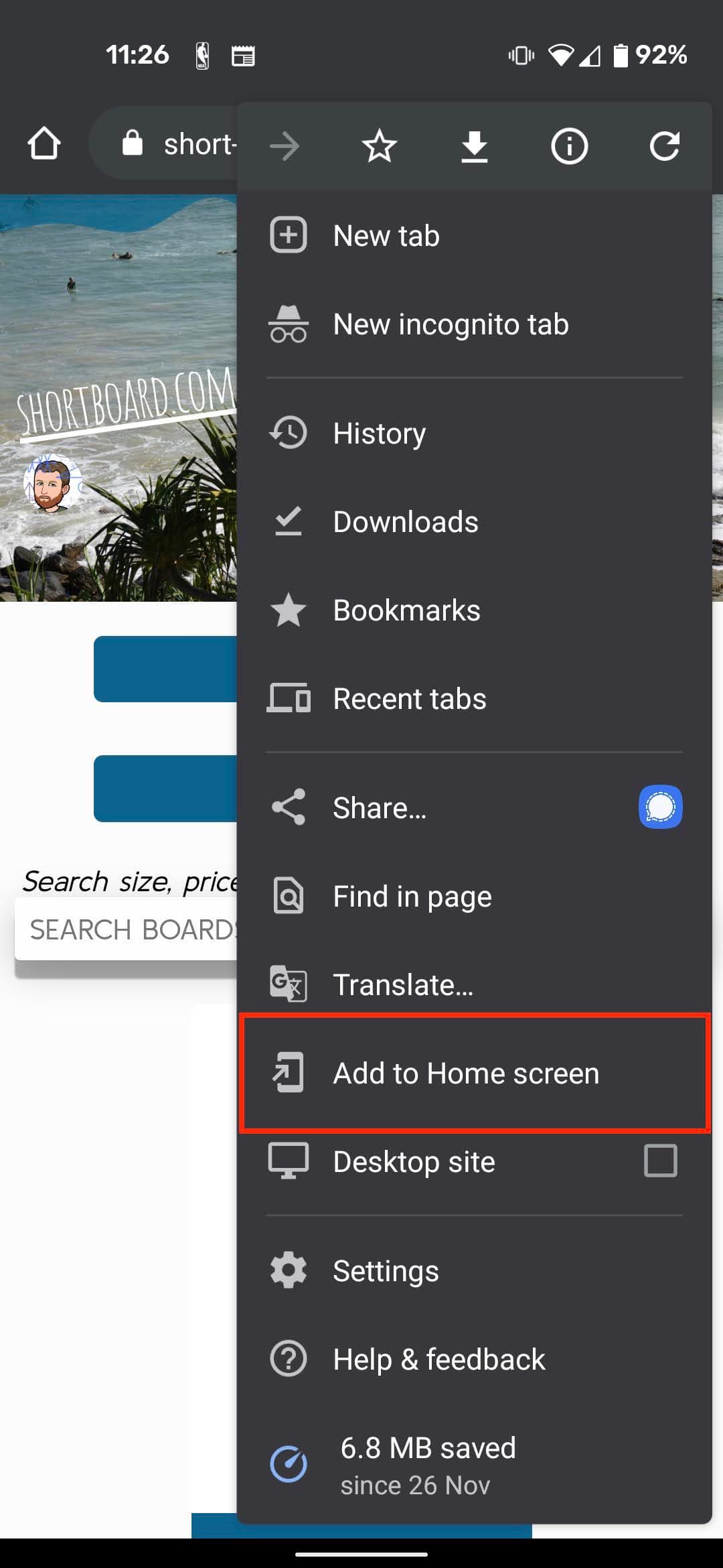 install app on firefox for mobile